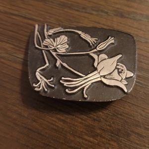 Vintage floral brooch pin